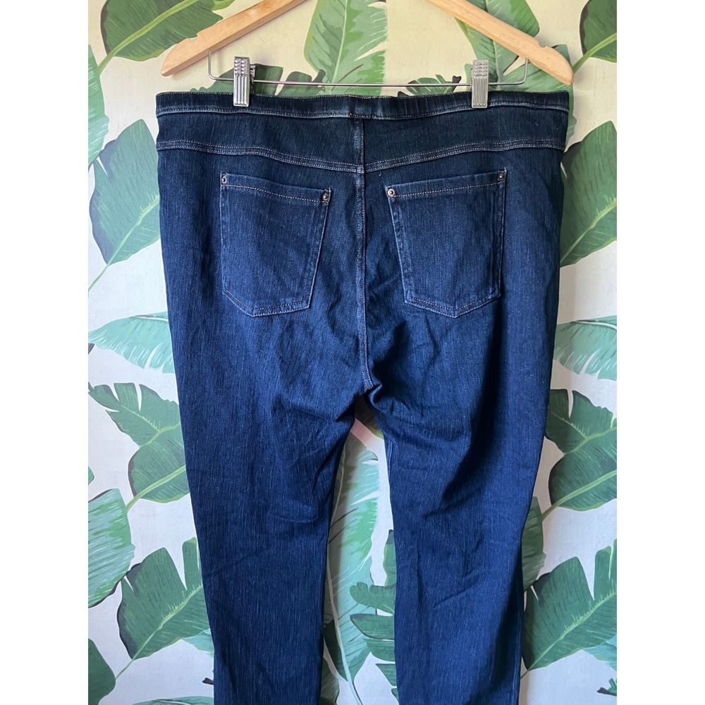 HUE Jean Leggings Women XL Dark Blue - Picture 5 of 9